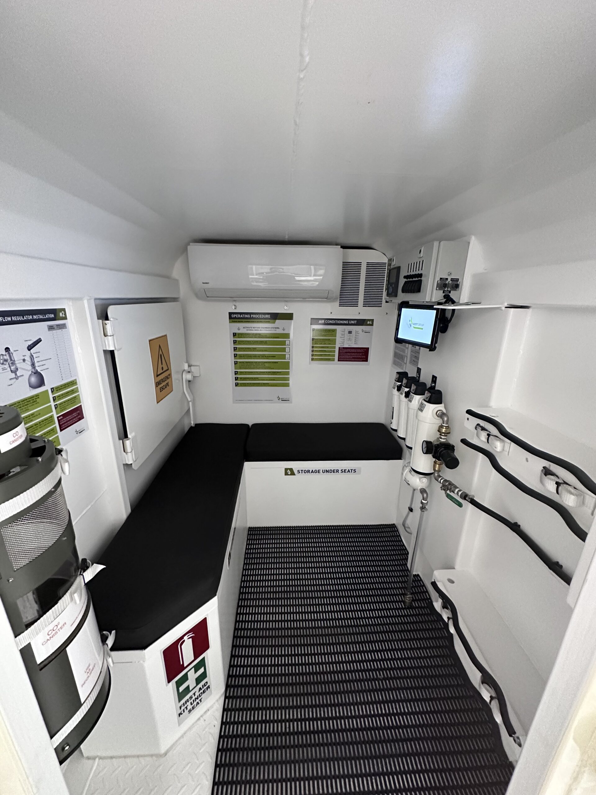Bost Portable Refuge Chamber - Interior